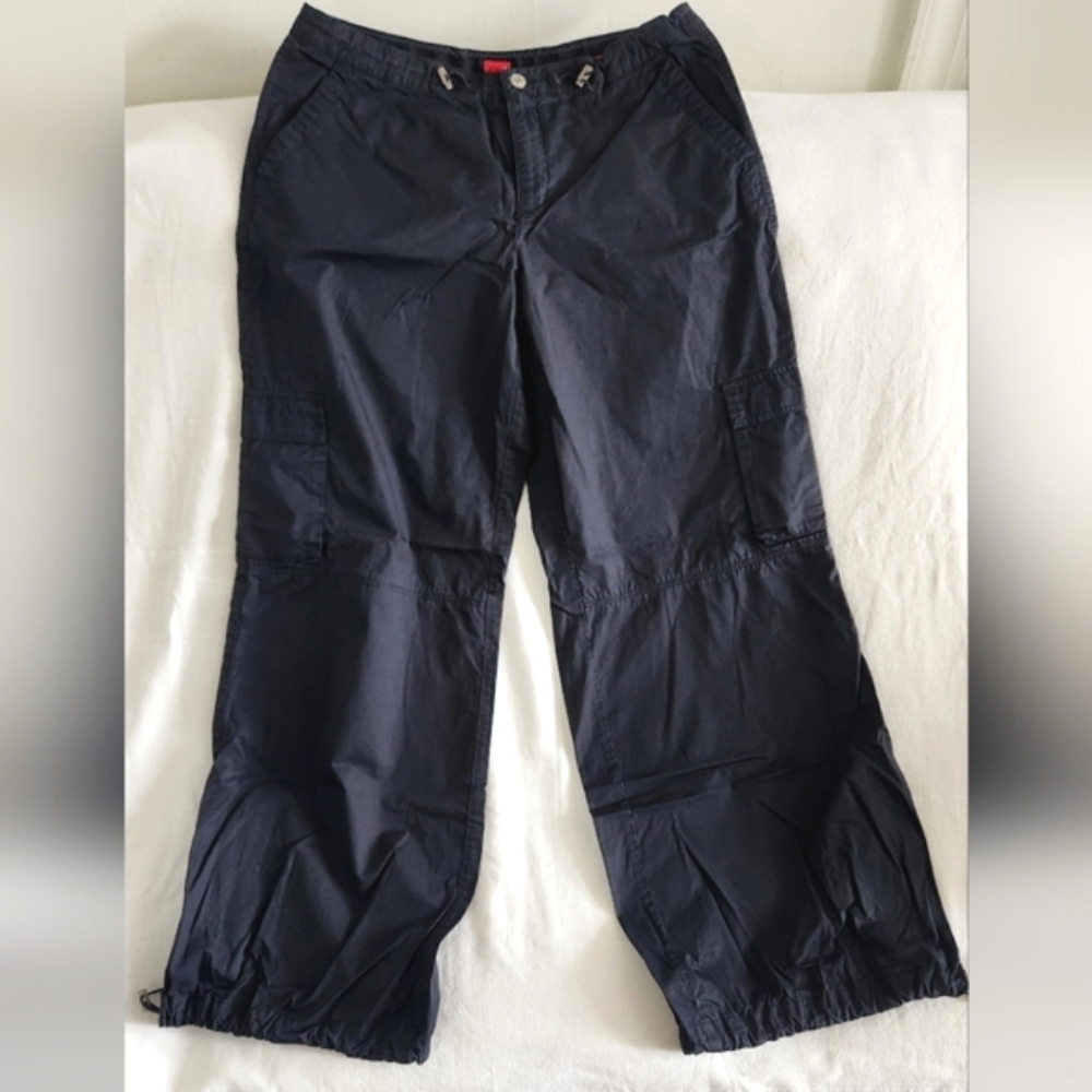 Esprit Black Wide Leg Pants with Relaxed Fit